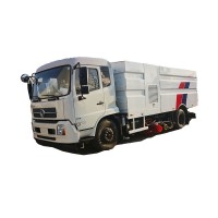 2 Brush Diesel Road Sweeper Cleaning Truck 4X2 Runway Street Road Highway Airport Vacuum Road Sweeper Truck 5m3 Sweeping Cleaning Truck